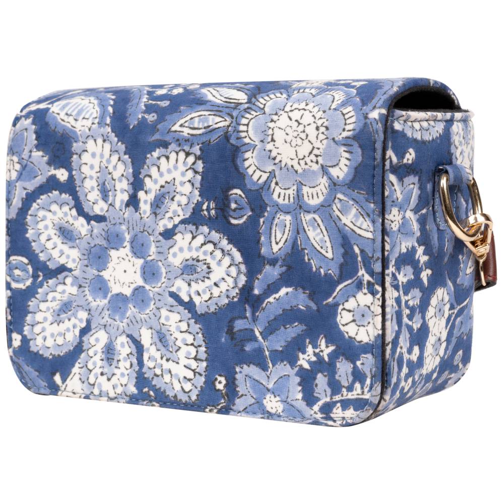 Summer Breeze Blockprinted Rectangle Cross Body Bags