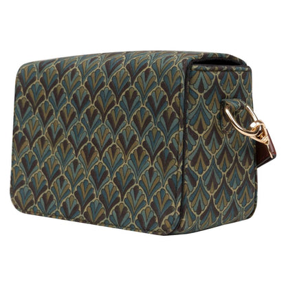 Olive Mist Blockprinted Rectangle Cross Body Bags