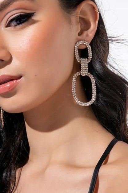 Iced Up Drop Earrings