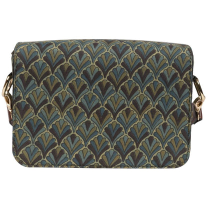 Olive Mist Blockprinted Rectangle Cross Body Bags