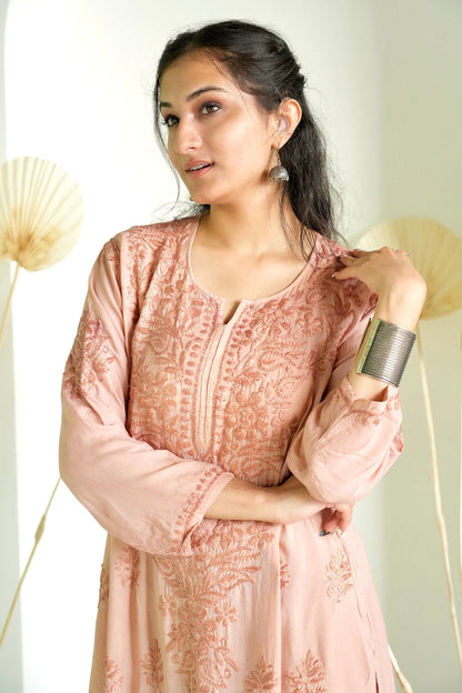 Gulbahar Chikankari Kurti