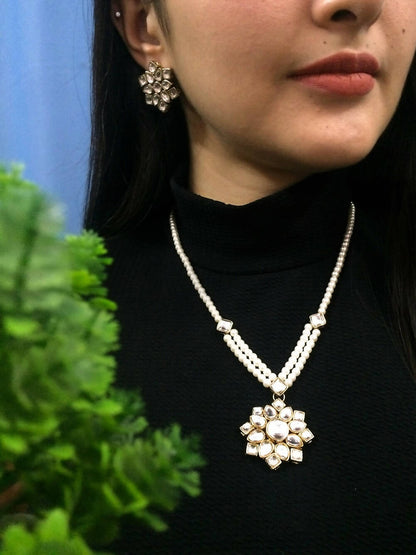 Mandala Pendant and Earrings Set