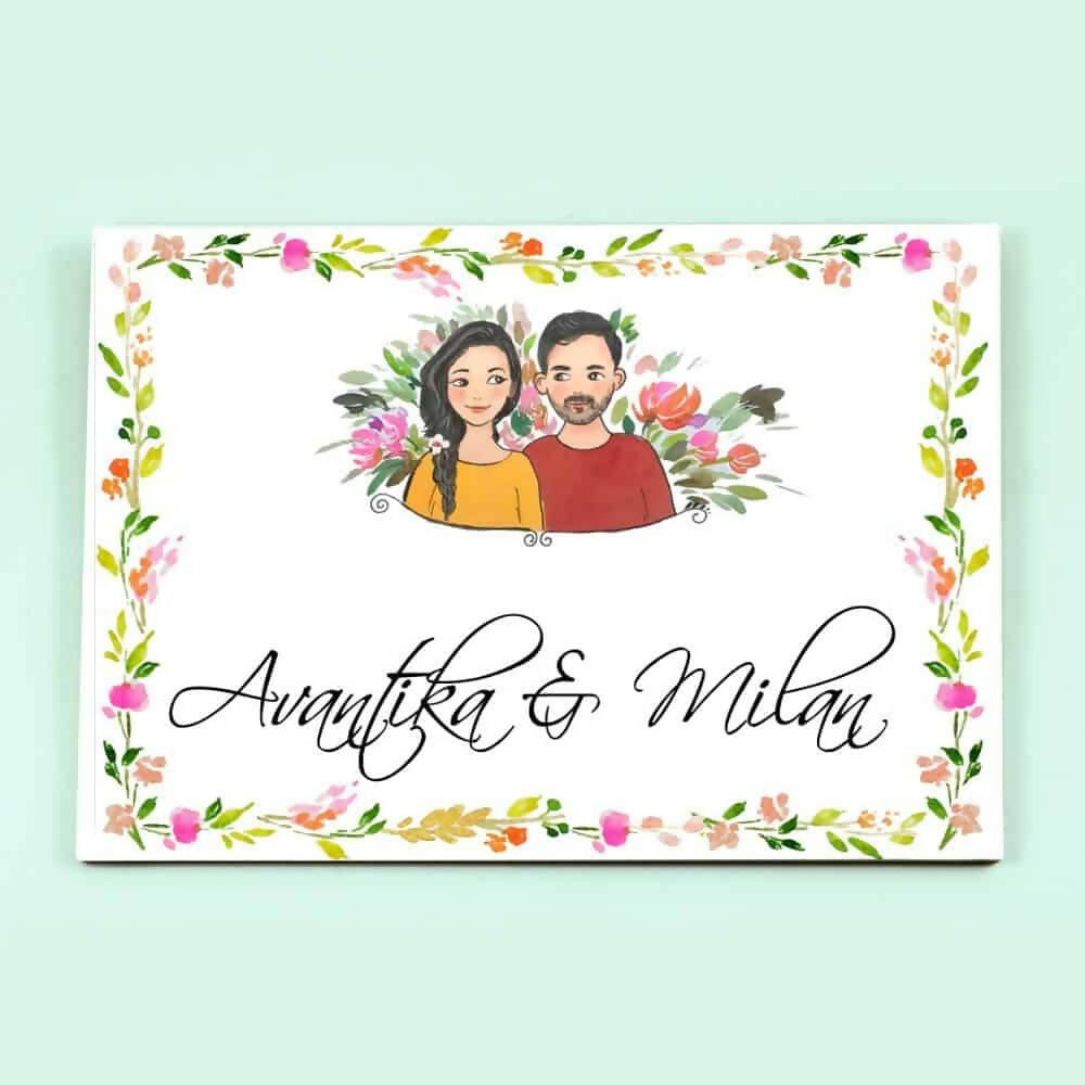 Customized Name Plate - Couple together Name Plate