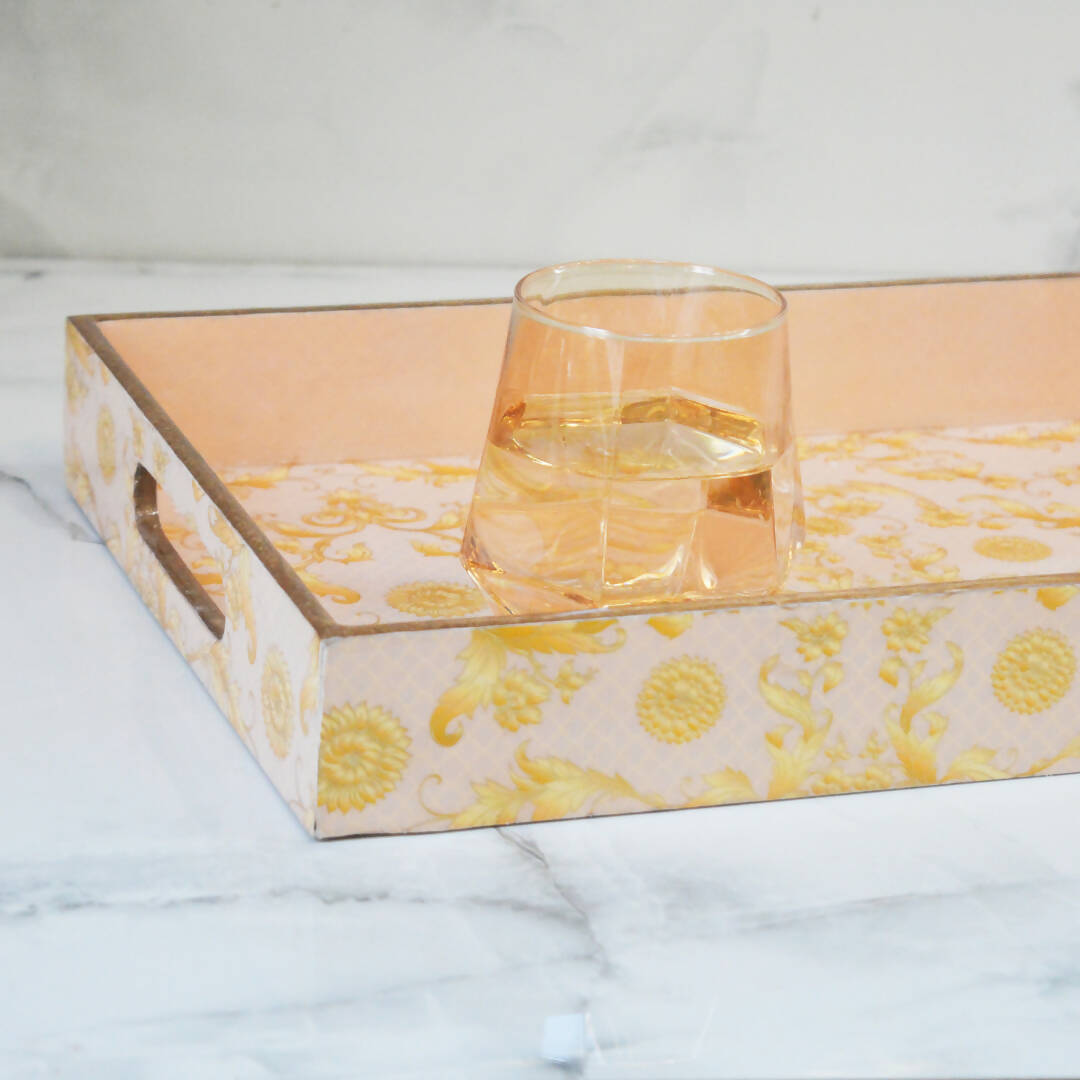 Golden Hour Serving Tray Set (Set of 3)