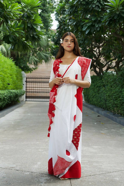 अतरंगी Saree - Red