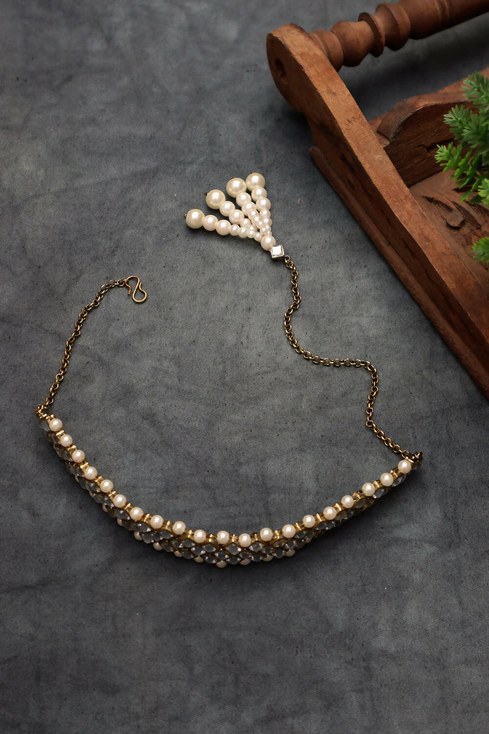 Geo Kundan Choker Necklace