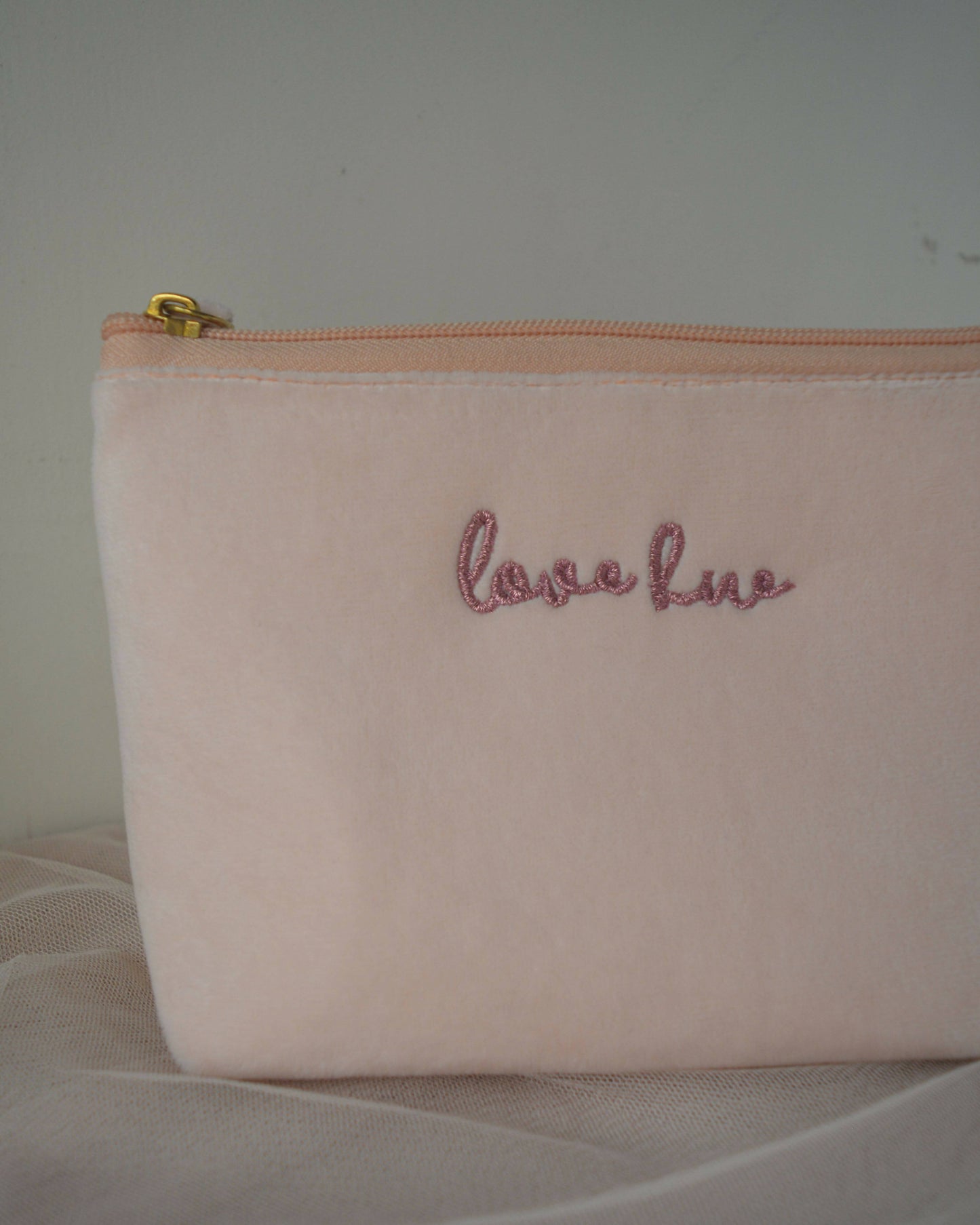 Velvet Bow Everyday Pouch