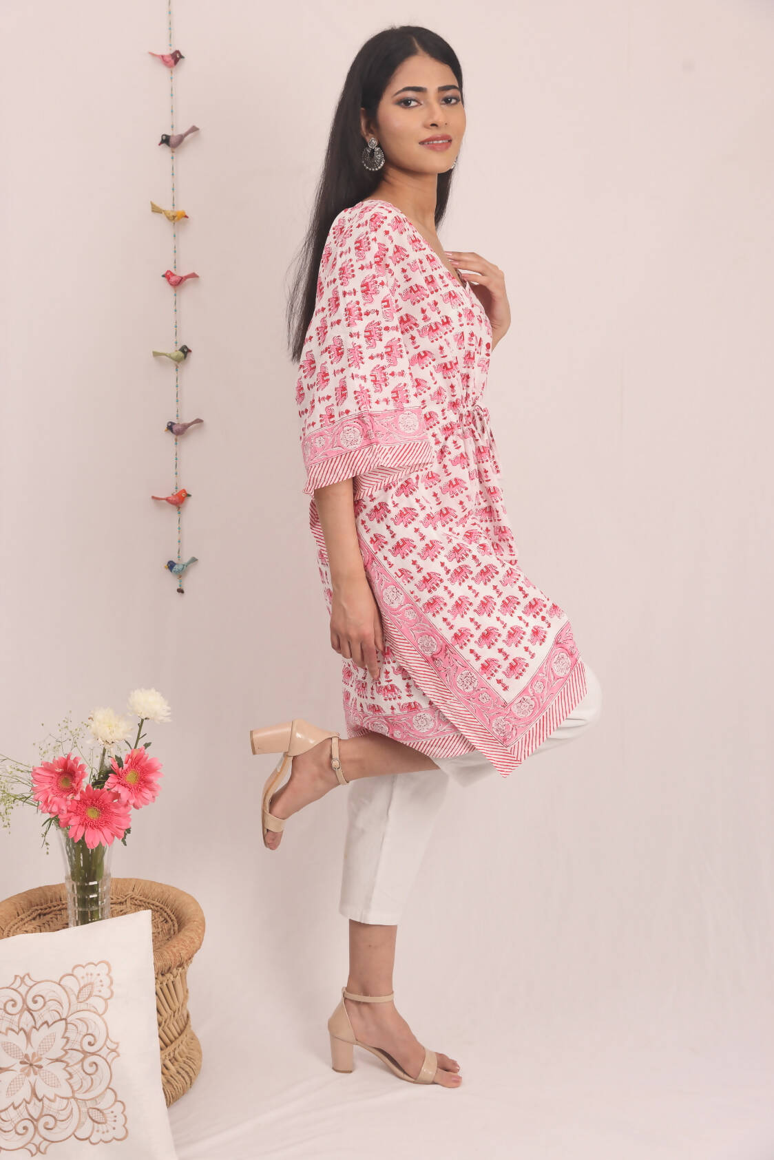 Pink Charmer Kaftan