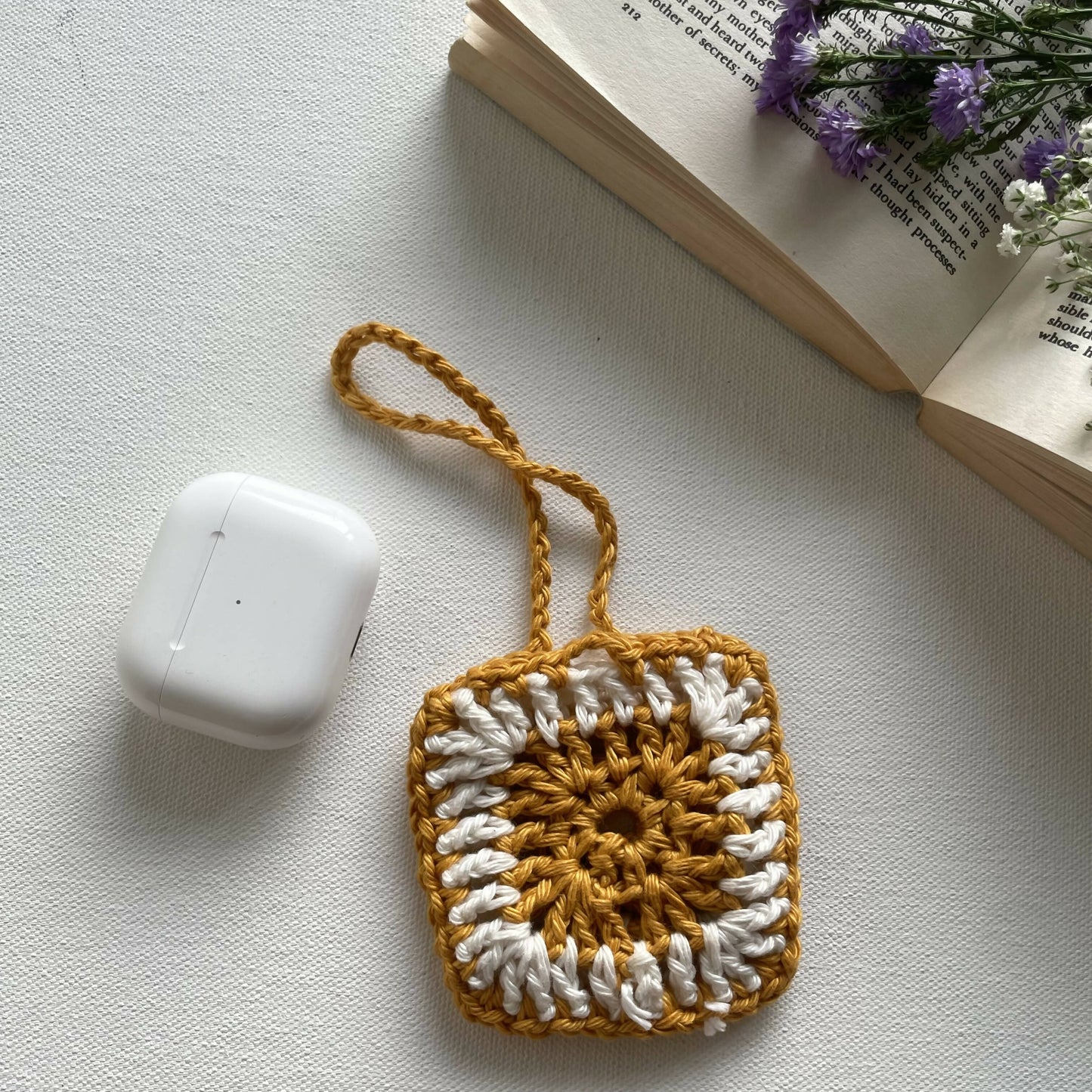 Phool Crochet Airpods cover