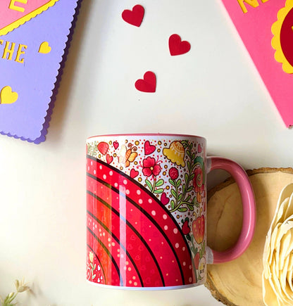 Rainbow Bloom Mug