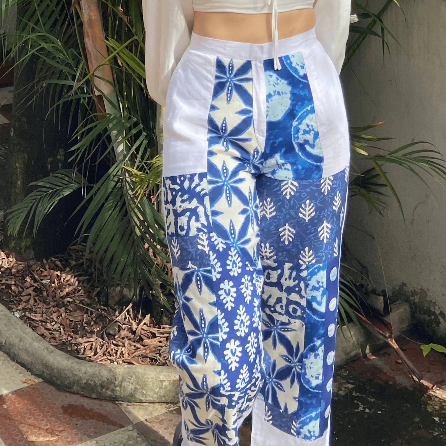 Indigo Blanc Pants