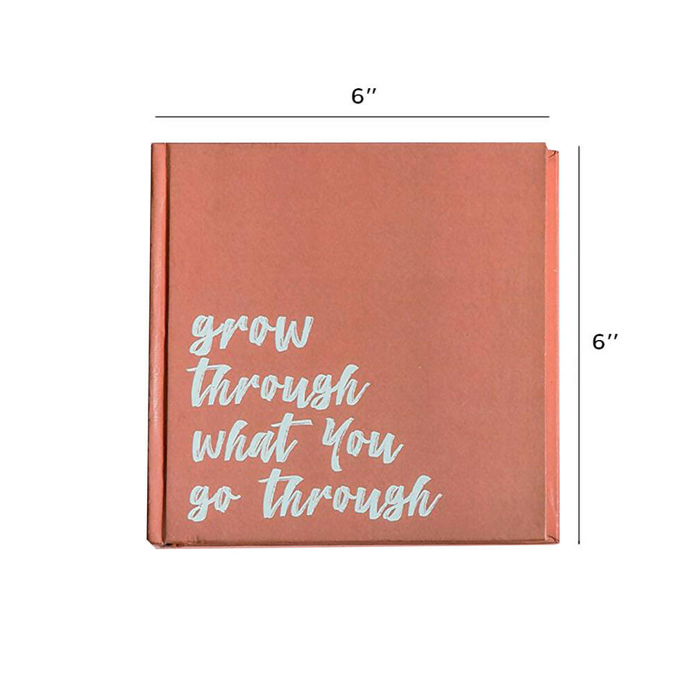 Grow Through Hardcover Notebook