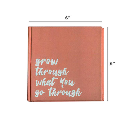 Grow Through Hardcover Notebook