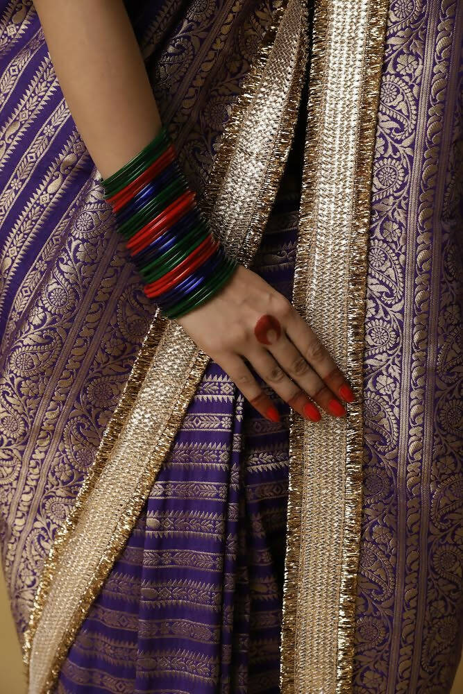 Purple Aayat Saree