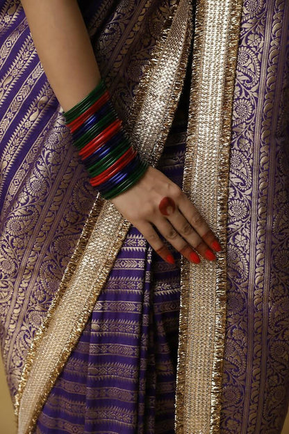Purple Aayat Saree