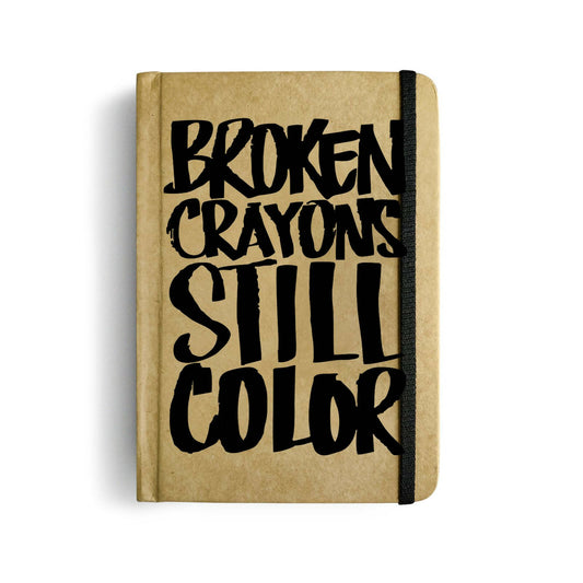 Broken Crayons - A5 Handcrafted Diary | Notebook