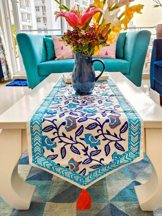Continual Floral Table Runner