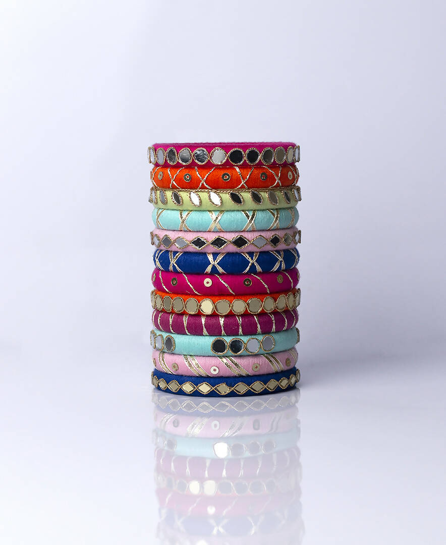 Aaina Multicolor Bangle Set