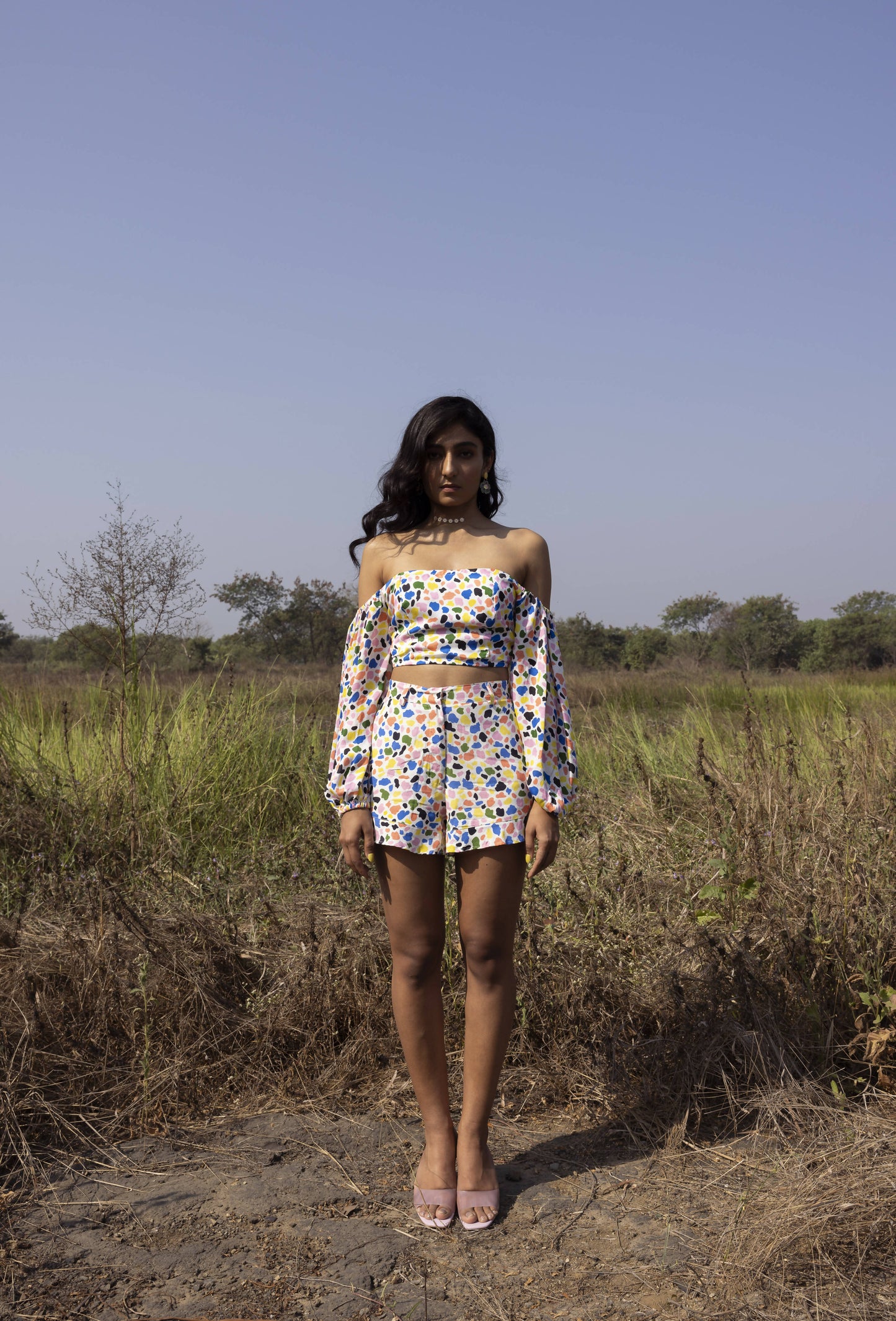 Bye Felicia Shorts - in Freckles Print