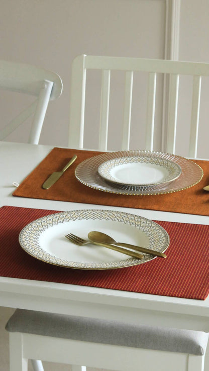 Serene Sunset Reversible & Wipeable Cotton Placemats