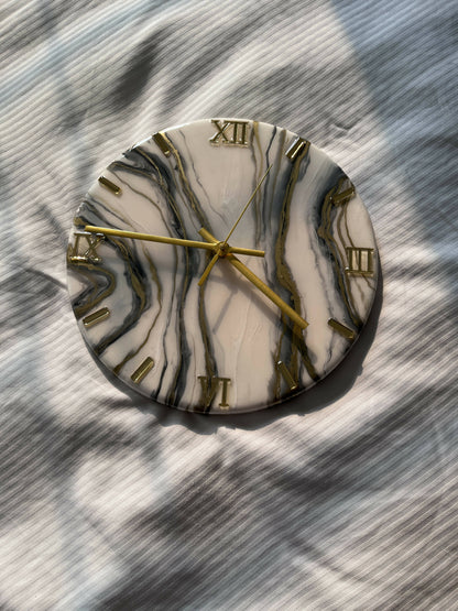 Faux Marble Clock