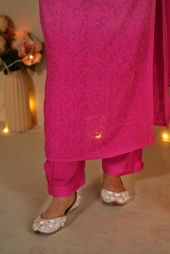 Hoor Chikankari Kurti