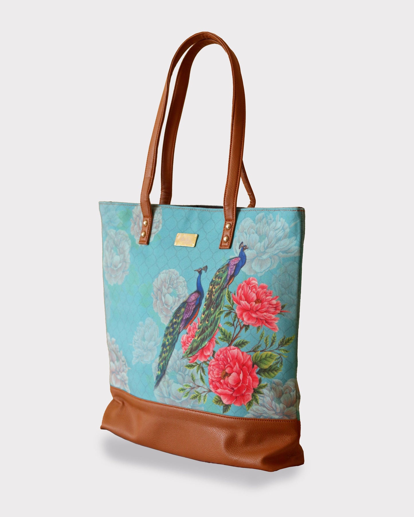 Flower & Bird Tote Bag