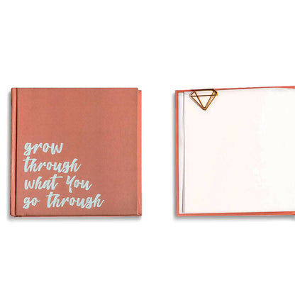 Grow Through Hardcover Notebook