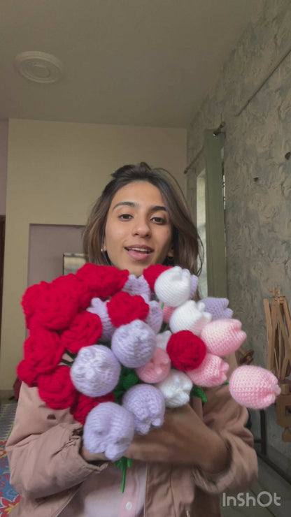 Valentine Crochet Flower