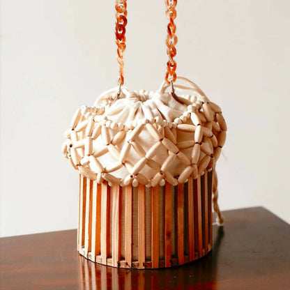 Bamboo Bucket Bag