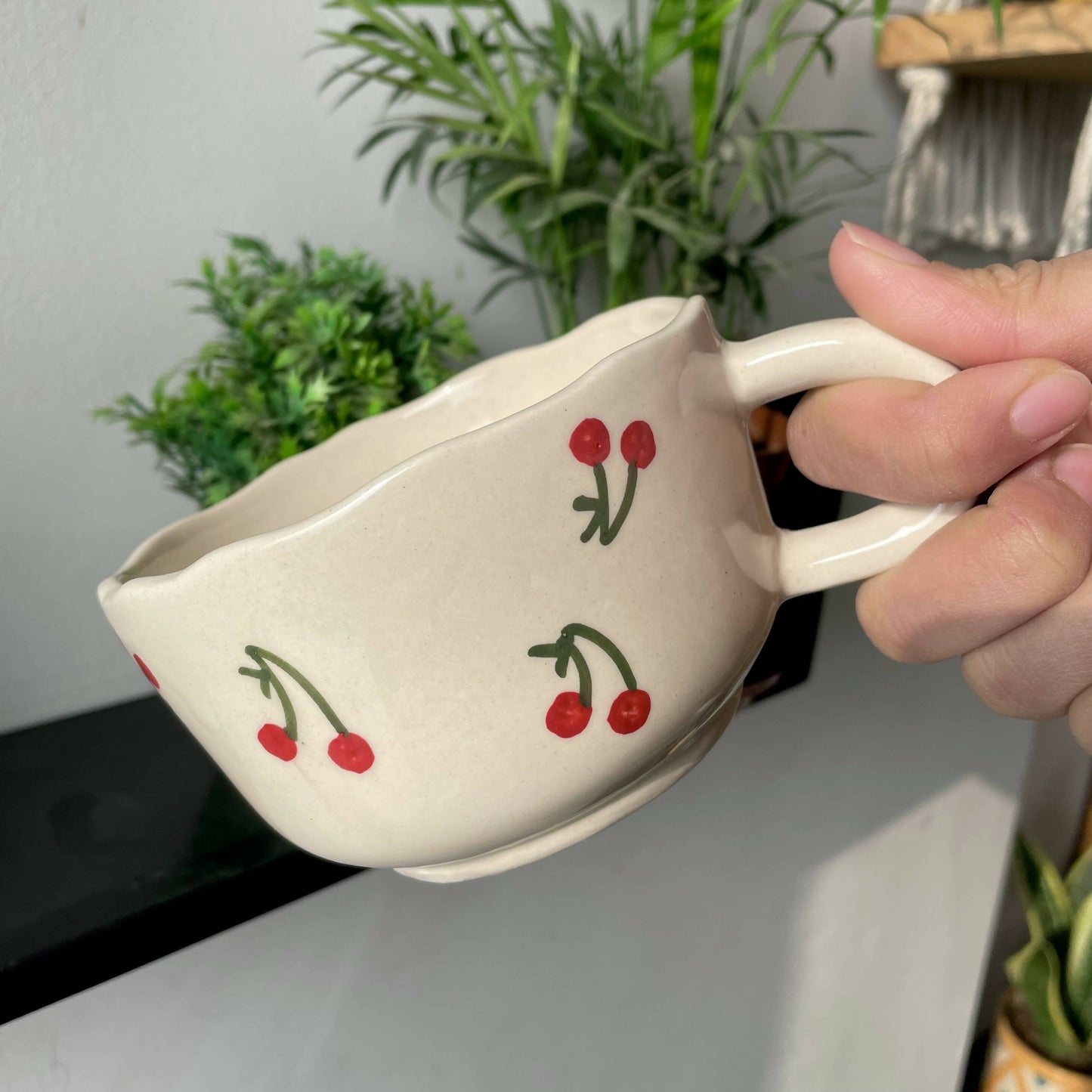 Cherry Mugs (Set of 2)