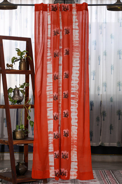 Madhuban Handblock Printed Cotton Door Curtain