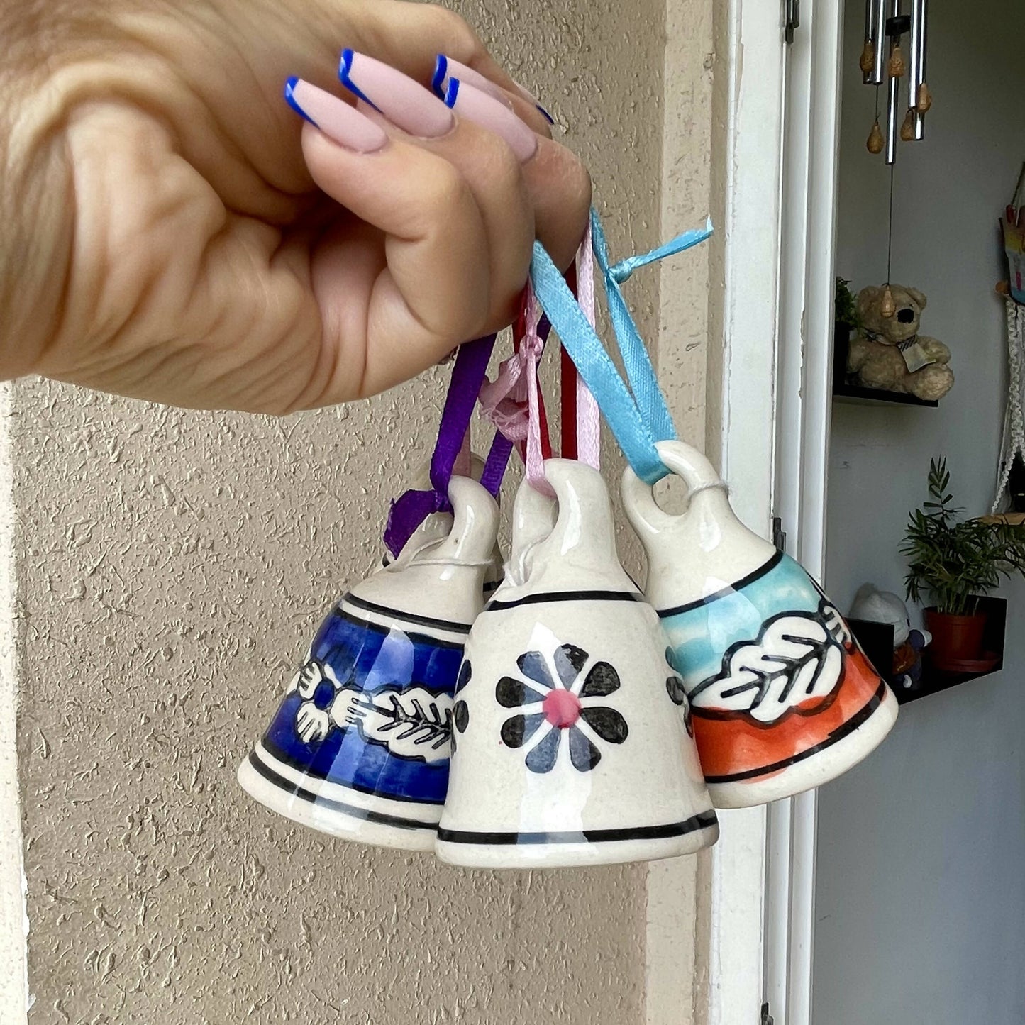 Ceramic Bells Set Of 5