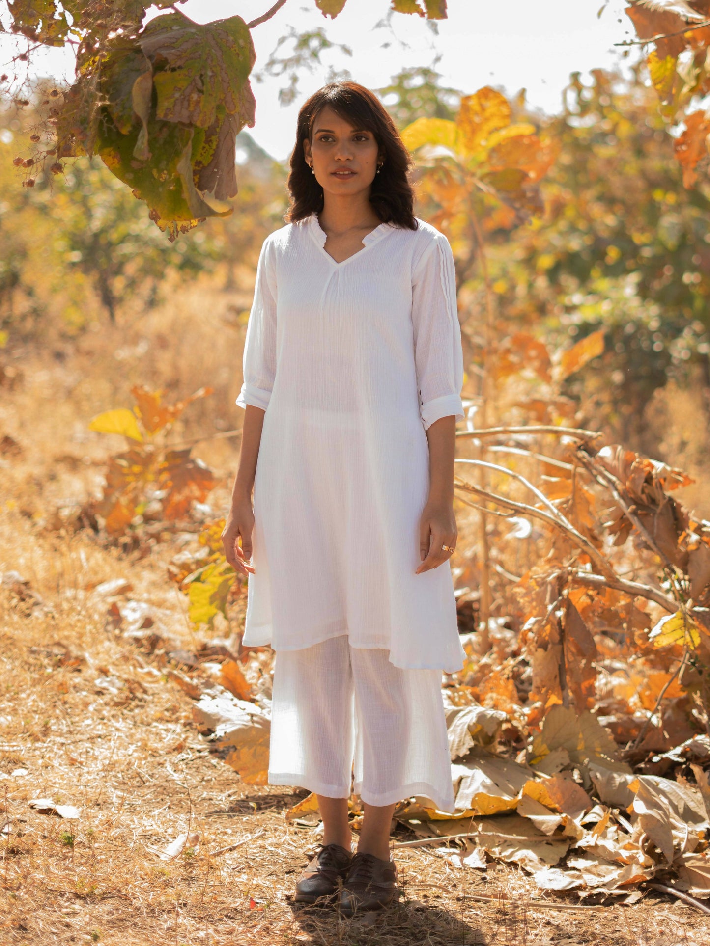 Lily White Kurta Set