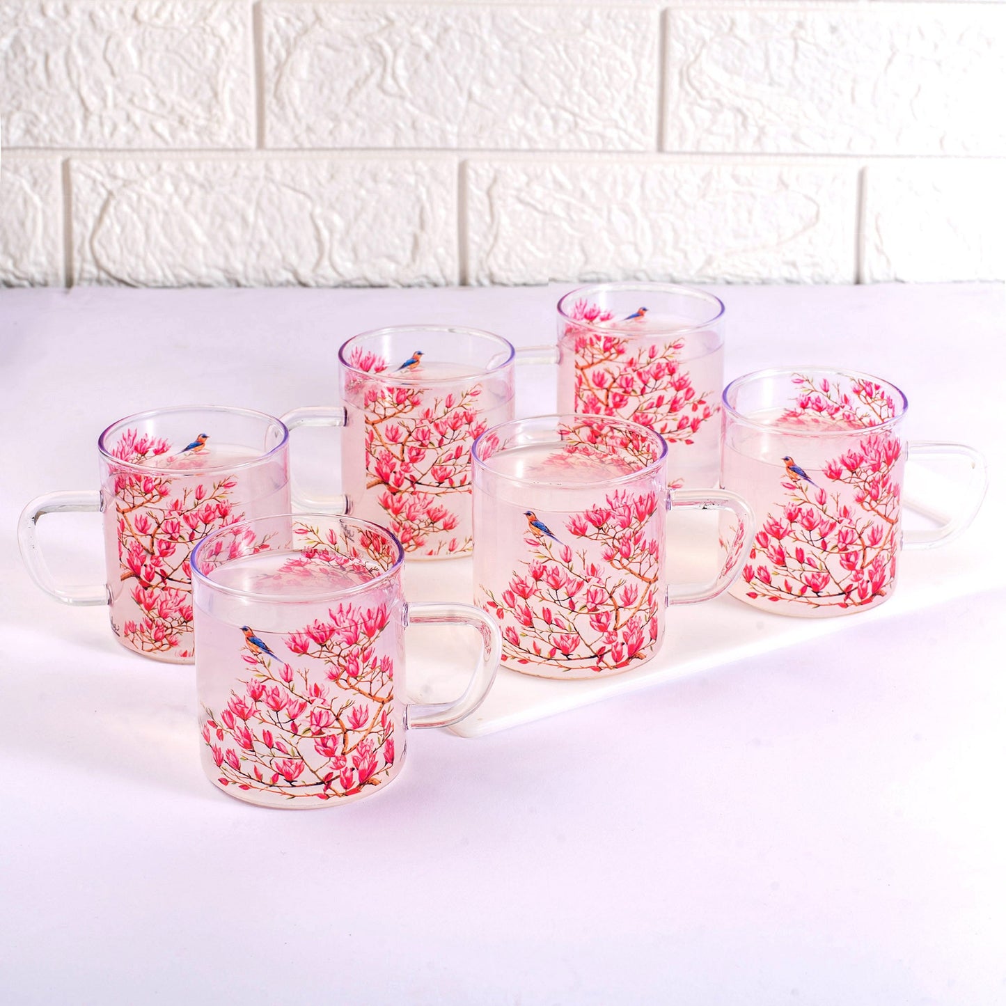 Pink Magnolias Tea Cups