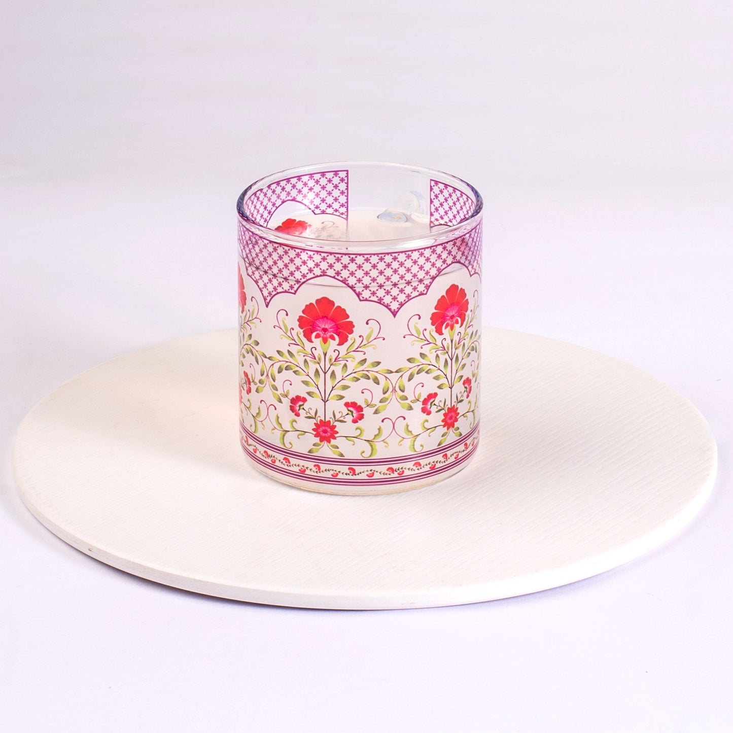 Floral Jali Print Tea Cups