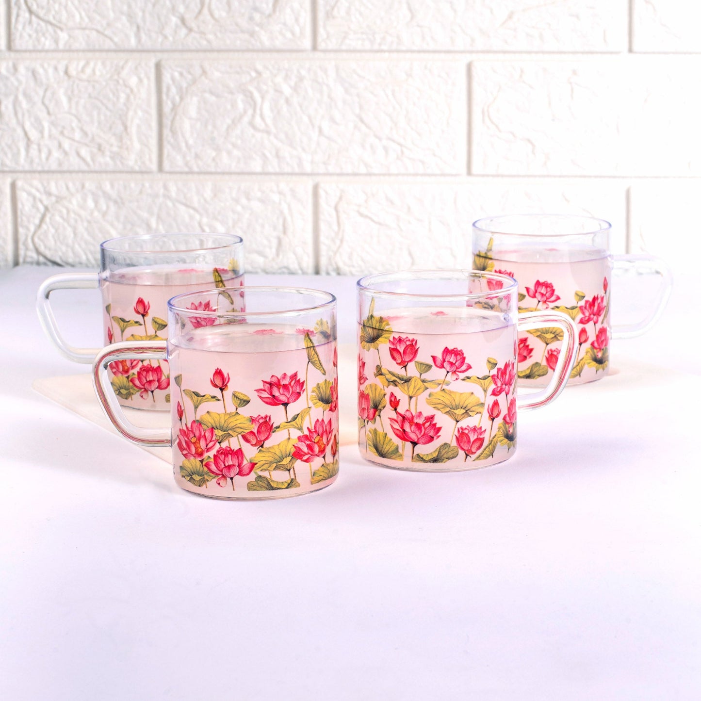 Lotus Field Tea Cups