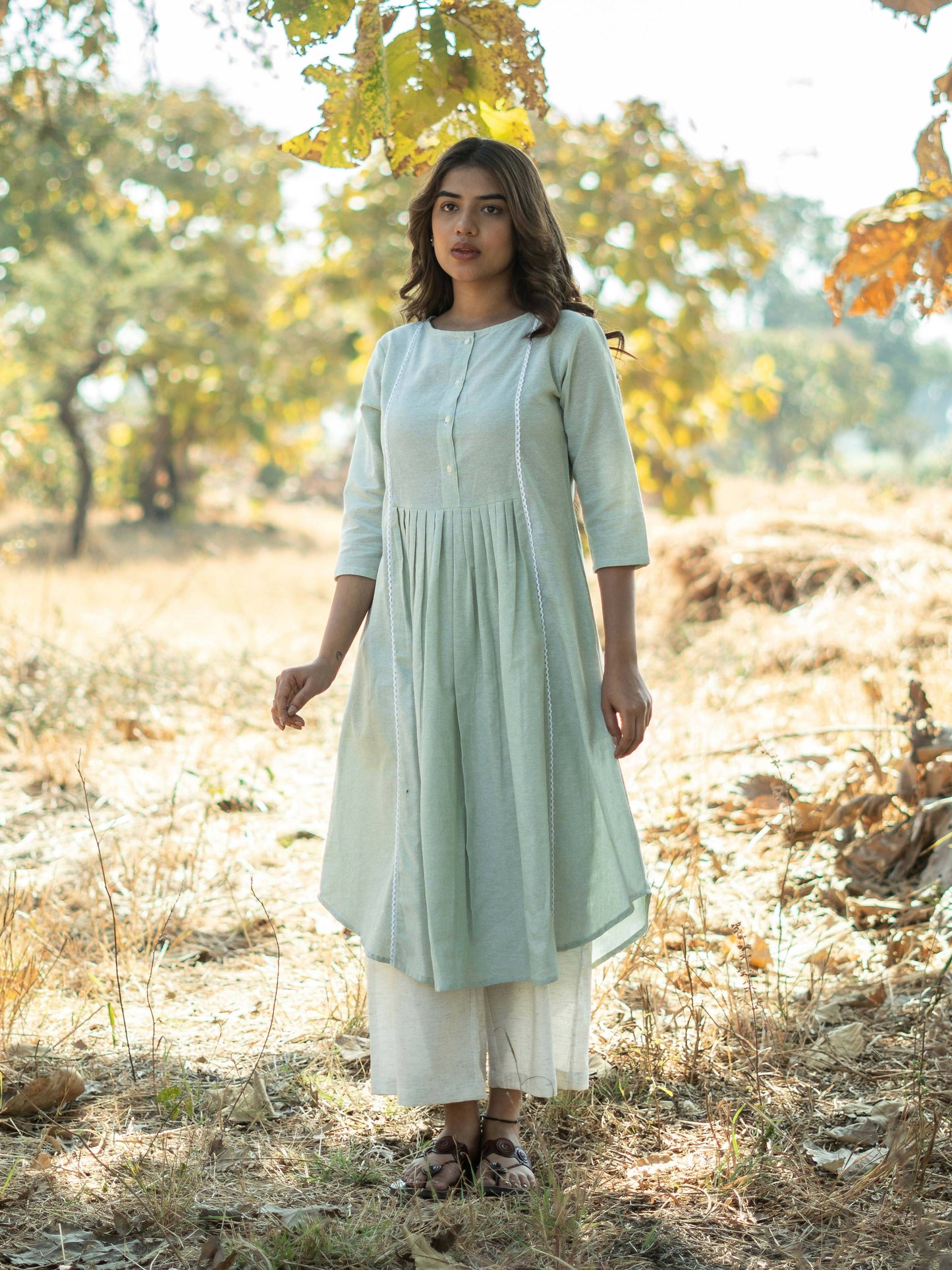 Hint Of Mint Kurta Set