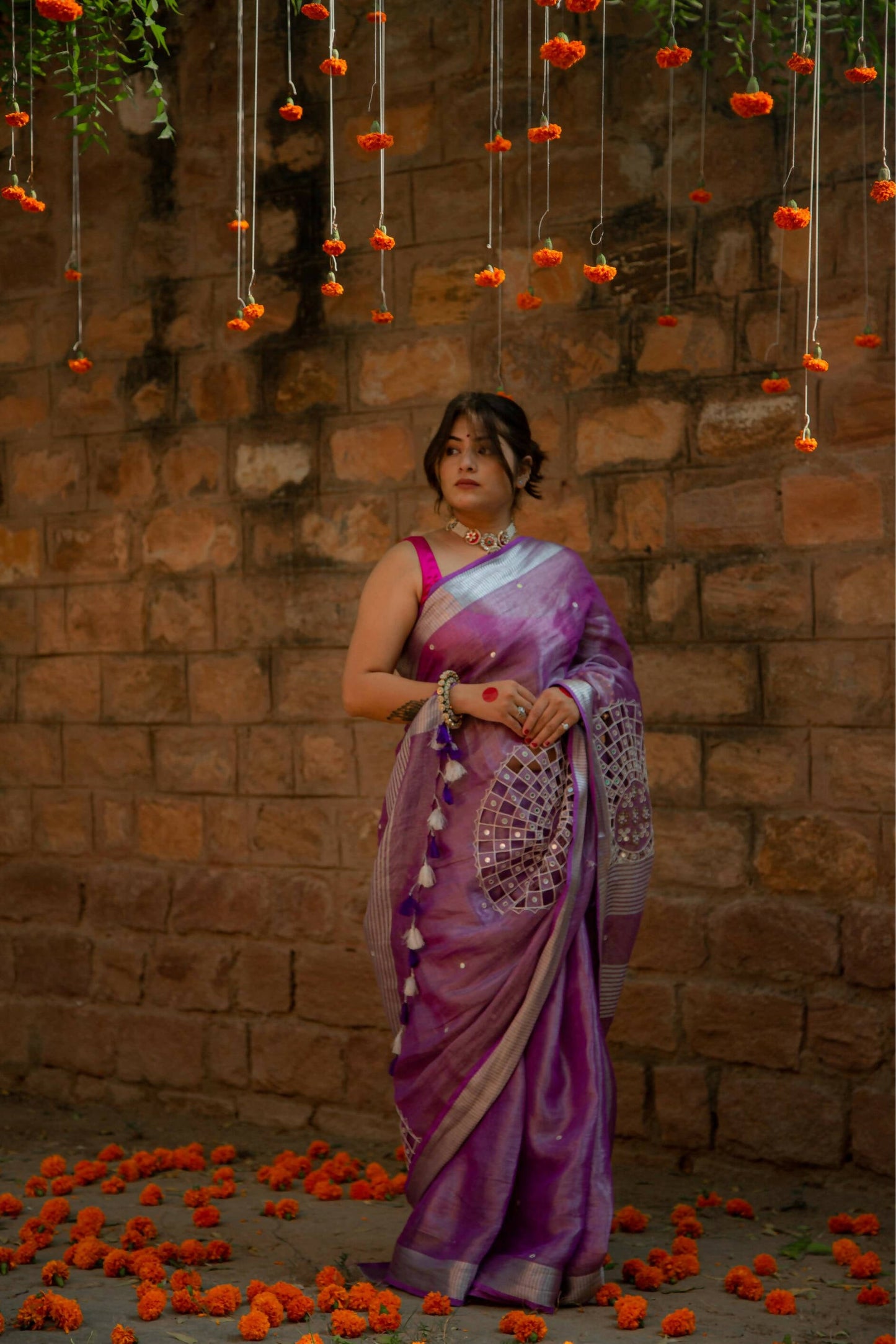 Lavender Inayat Saree