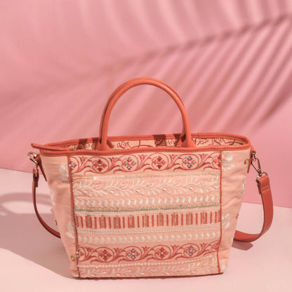 Pretty Peach Petite Bucket Bag