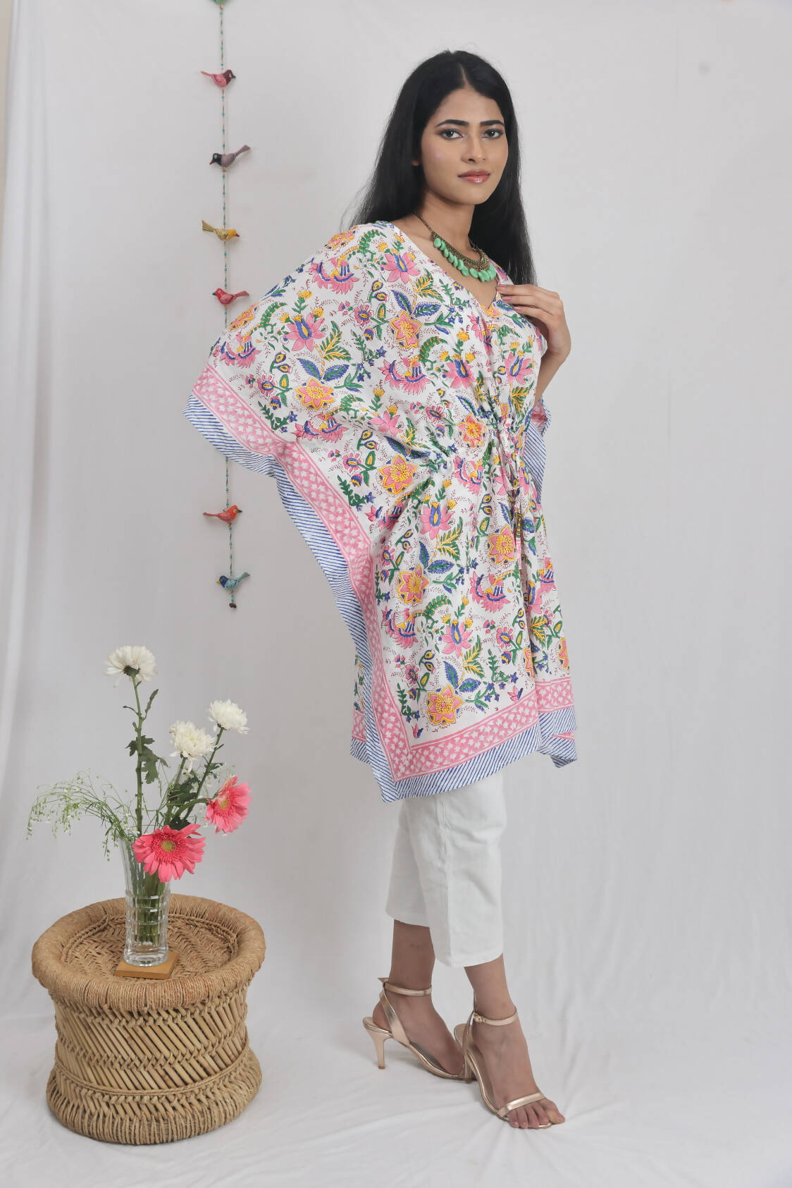 Pink City Placidity Kaftan