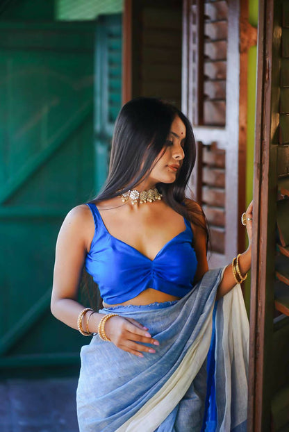 Iris Blue Saree