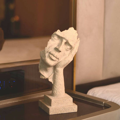 Textured Sleeping Man Figuring/Sculpture