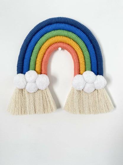 5 Layer Rainbow Macrame Hanging