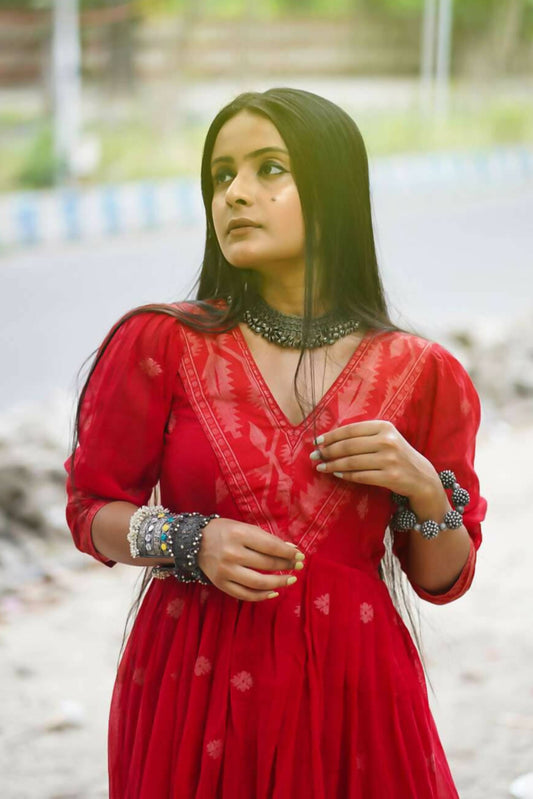 Anila Cotton Ethnic Dress