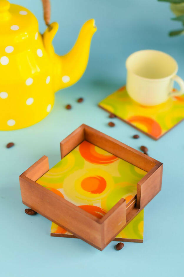 Coasters Wooden Citrus