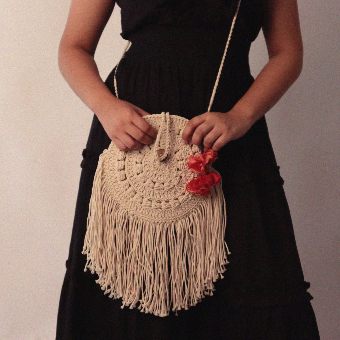 Boho Tassel Bag - Black – Minsky London Ltd