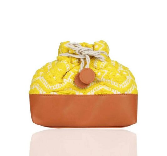 Sunshine Geometry Potli Pouch