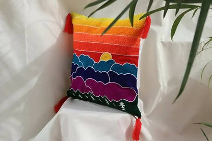 Rainbow - Hand Embroidered (Pack of 1)