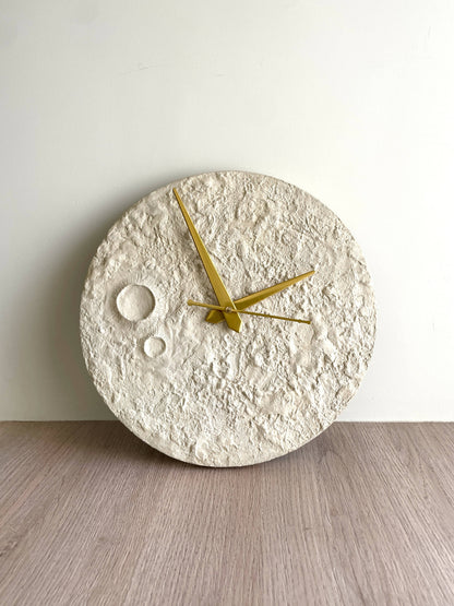 Ivory Moon Clock